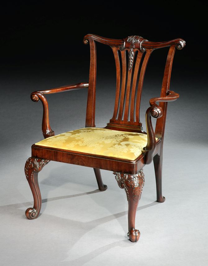 Giles Grendey - A mahogany armchair | MasterArt